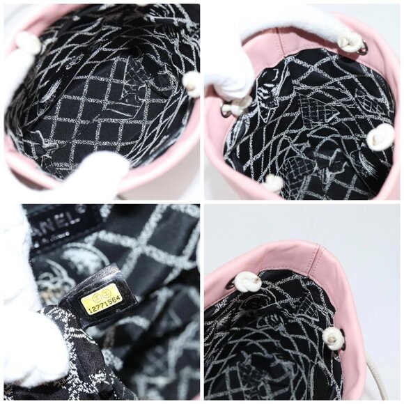 CHANEL Hand Bag Leather Pink CC Auth 135267V - Picture 16 of 16